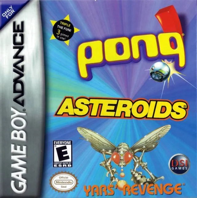 Pong / Asteroids / Yars' Revenge (GBA)