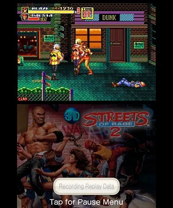 3D Streets of Rage 2 (3DS)