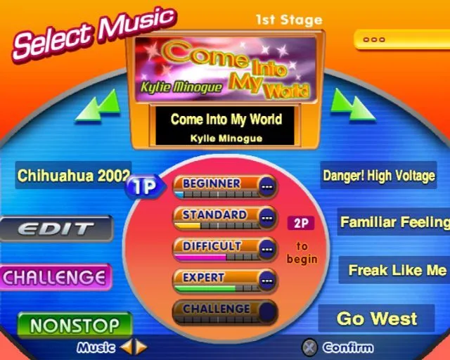 Dancing Stage Fusion (PS2)