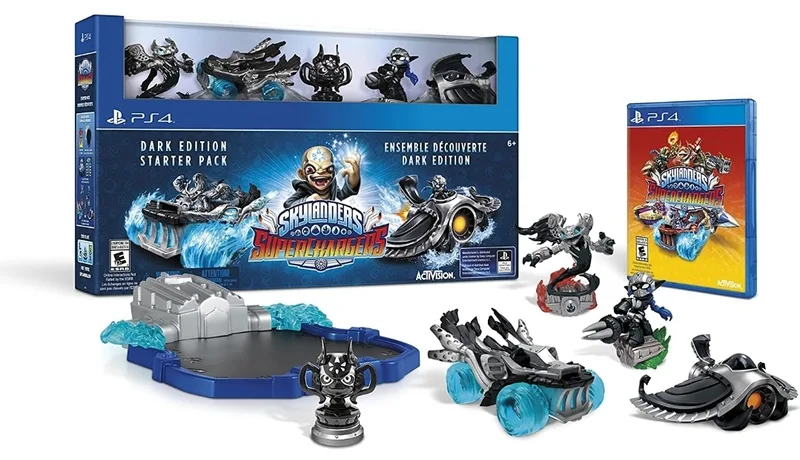 Skylanders SuperChargers [Dark Edition Starter Pack] (PS4)